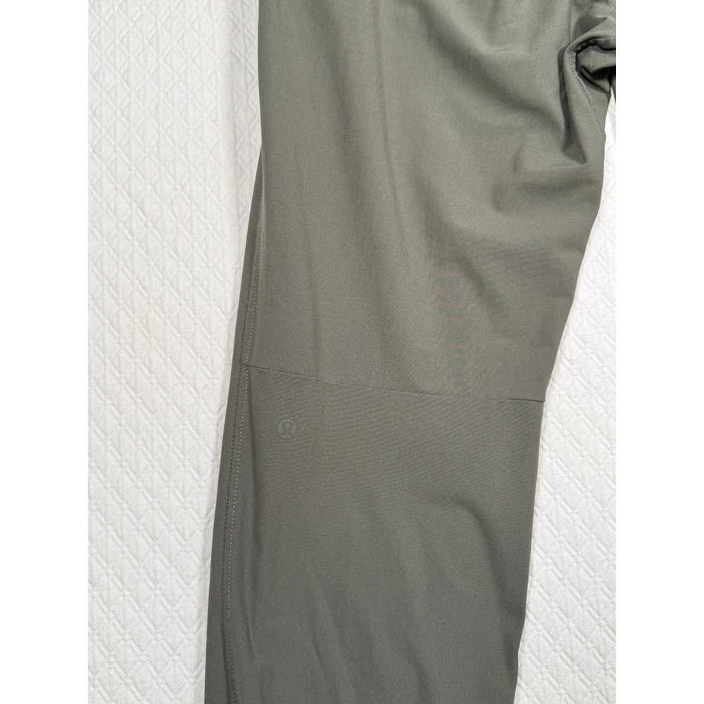 Lululemon ABC workout Jogger Mens L Olive Green Warpstreme Pants LM5AOJS - Picture 3 of 8